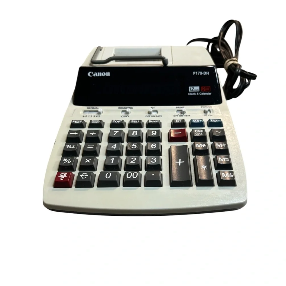 Canon P170-DH Calculator - Black and White